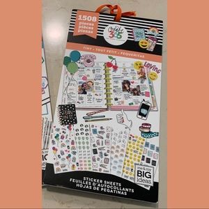 Fun & Happy Sticker Book - Titled:”Tiny” - The Happy Planner- Slightly Used